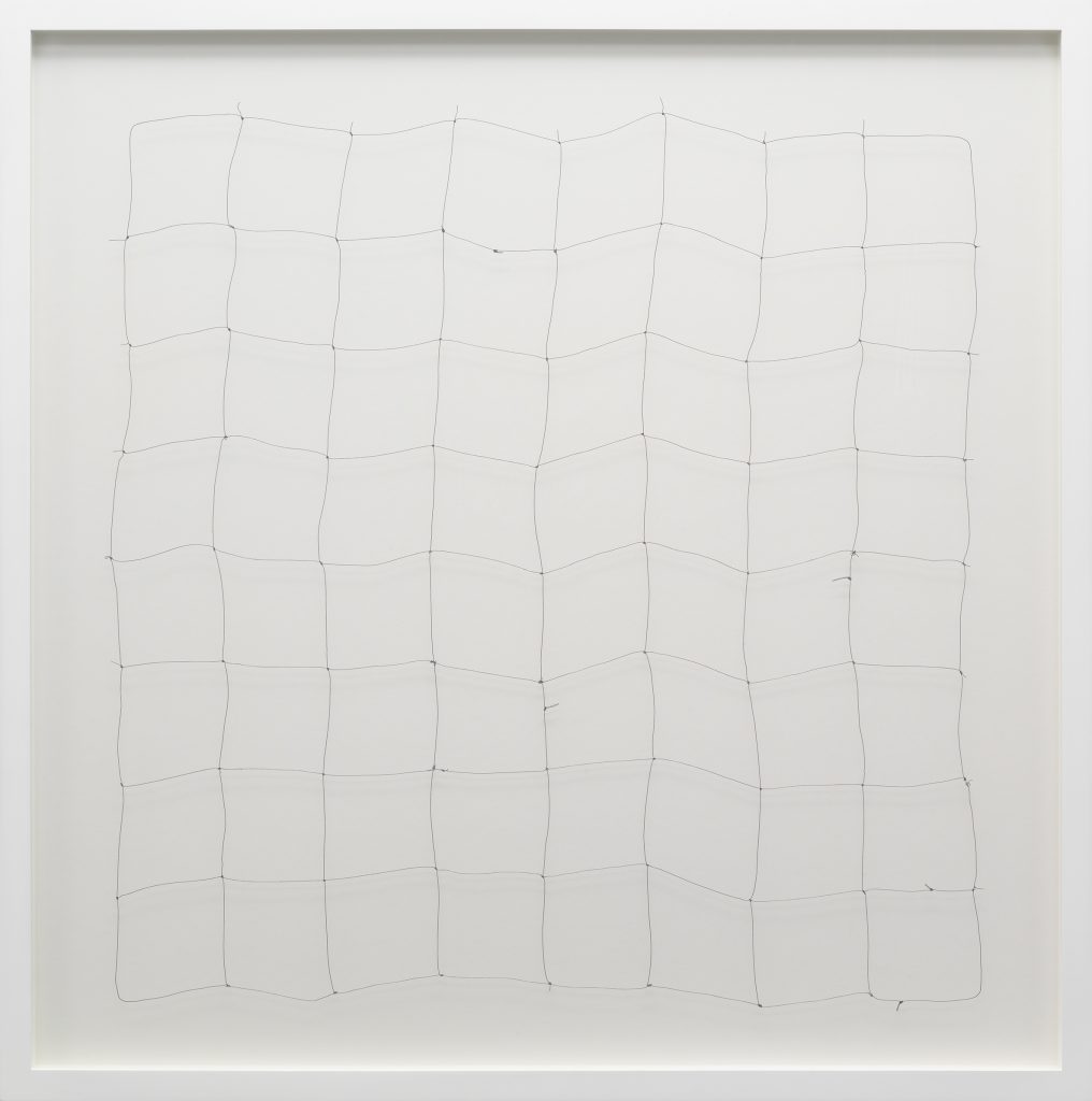 Cornelia Parker, Bullet Drawing, 2011. Courtesy: The artist and Frith Street Gallery, London Work on paper by Cornelia Parker, featuring lead and wire