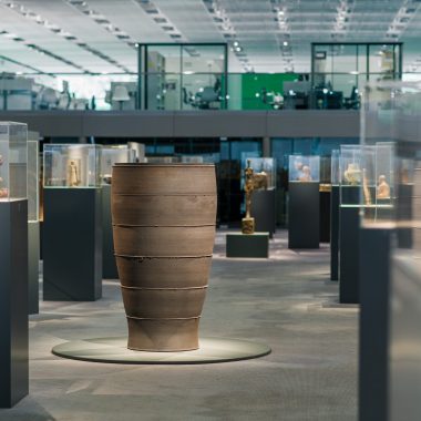 A large pot by Julian Stair