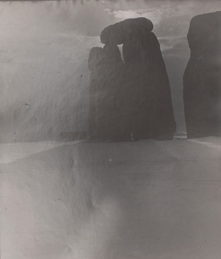Bill Brandt, Stonehenge, 1947. © Bill Brandt / Bill Brandt Archive Ltd Black and white photograph of the historical site of Stonehenge