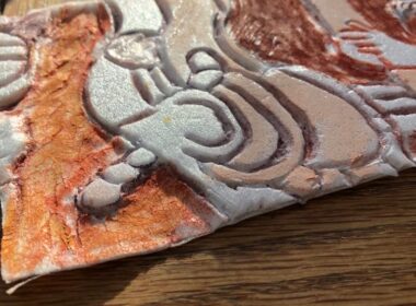 Marnie Hardy Exploring Mayan Relief Carving pic Marnie Hardy Exploring Mayan Relief Carving pic