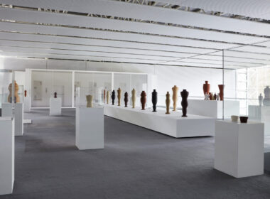Installation view of ‘Julian Stair Art, Death and the Afterlife’ at Sainsbury Centre. Photo Jan Baldwin