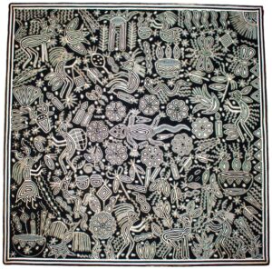 Artwork: Annabel Diaz, Untitled, 2022. Copyright: Anabel Diaz. Image courtesy of Bienal de Arte Huichol / Arte Yawí.