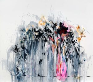 Maggi Hambling, Wall of Water VIII, 2011, oil on canvas. Copyright Maggi Hambling