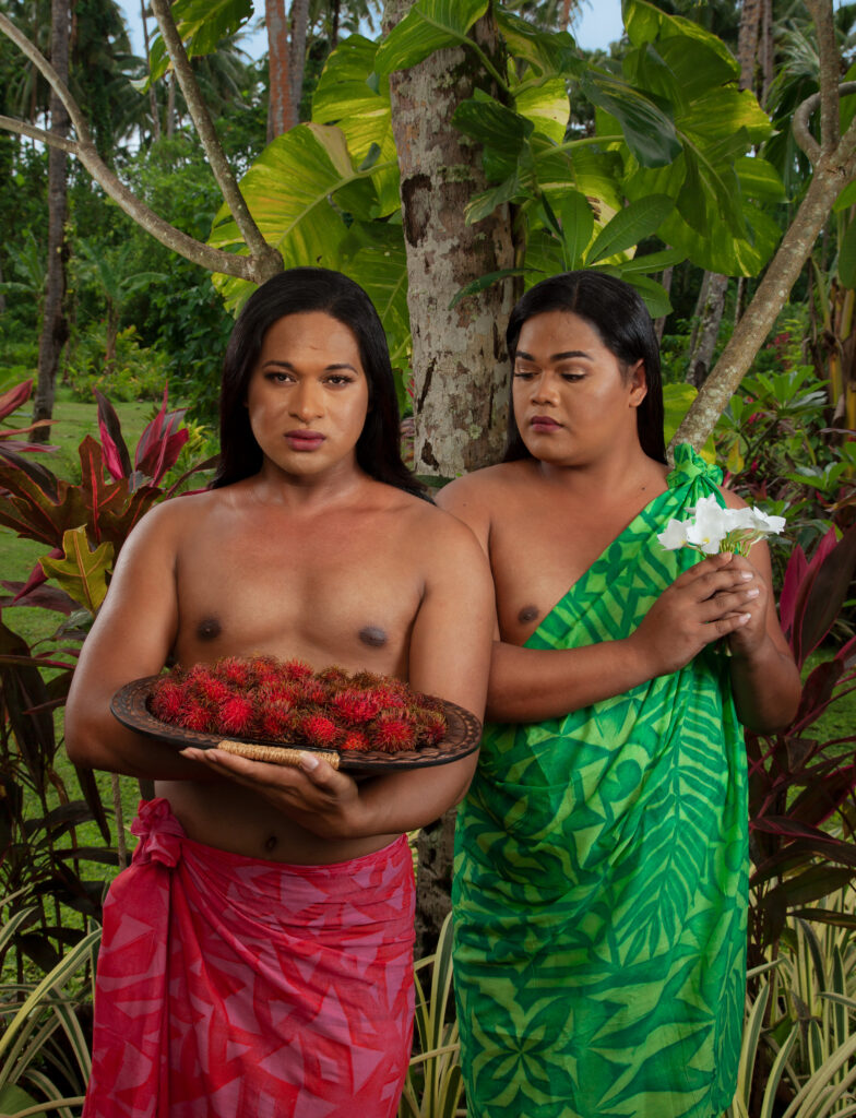 Yuki Kihara, Two Fa'afafine (After Gauguin) (2020) © Yuki Kihara. Yuki Kihara, Two Fa'afafine (After Gauguin) (2020) © Yuki Kihara.