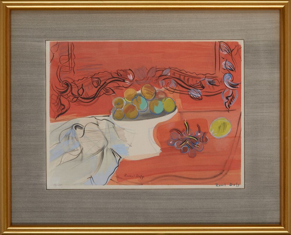 Raoul Dufy、NATURE MORTE、海外版超希少レゾネ Raoul Dufy、ATELIER、海外版超希少レゾネ、新品額付 ラウル・デュフィ