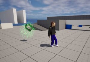 still image from a video game